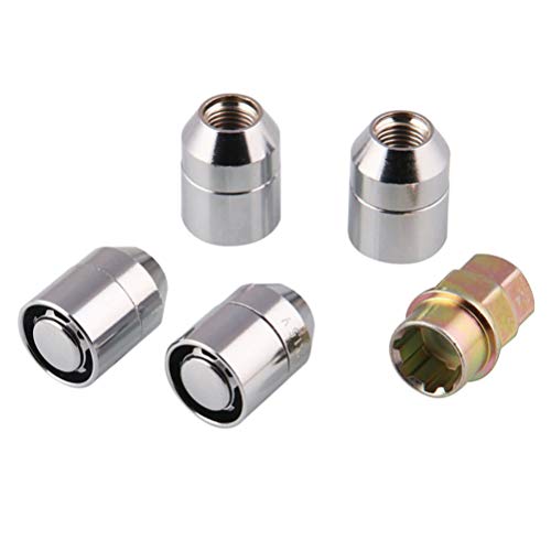 WINOMO 5 peças porca de pneu de carro anti-furto ferro trava de roda porca de segurança para modific