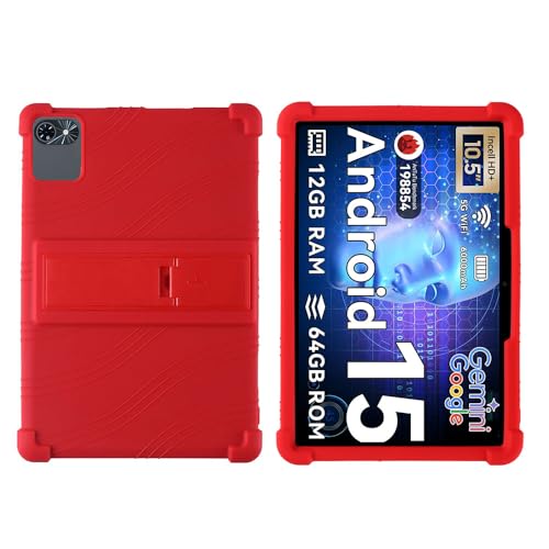 For TABWEE T80 �P�[�X 10.5 �C���` �^�u���b�g �J�o�[ �V���R���S�� �V���R���f�� �X�^���h�@�\�����A�y���X���b�g�݌v �����h�~ ����~�� �ϖ��C�� �ϋv�� �������ȒP�A�ی�J�o�[�A���C�g�ʋC���A���E���M�U�� (���b�h, TABWEE