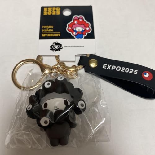 大阪・関西万博 黒ミャクミャク ﾏｲﾒﾛディ黒 キーホルダーのサムネイル