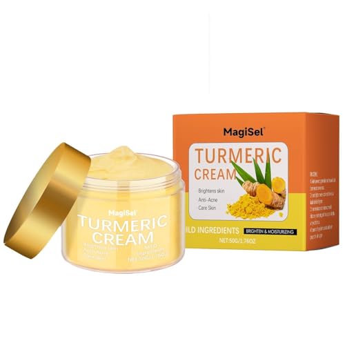 Crema Blanqueadora De Piel, Crema Facial Blanqueadora Cúrcuma, Cremas Facial Antiarrugas De Cúrcuma, Para Piel Seca A Muy Seca, Restaura La Barrera Protectora, Anti Envejecimiento 50g