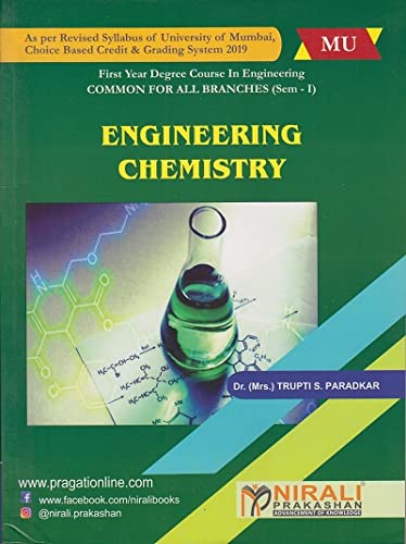 ENGINEERING CHEMISTRY – 1 - For First Year Degree Course in Engineering - Semester 1 - University of Mumbai