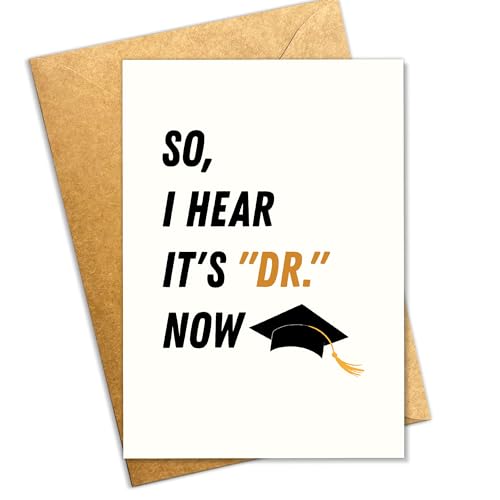 Podagree ���ƃJ�[�h 2026�N So I Hear It's Dr Now Funny Doctor ���ƃJ�[�h ��w���̂��߂łƂ��J�[�h �����t�� - 8x5.3�C���`