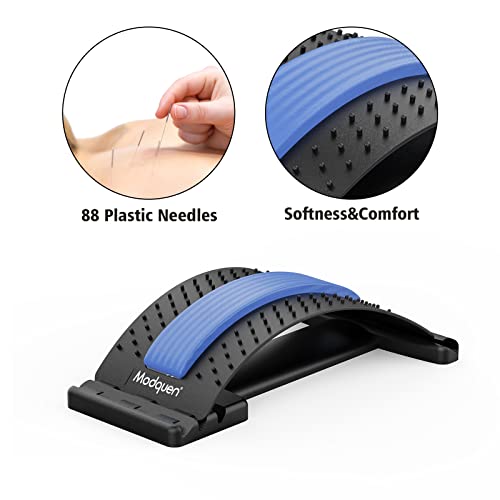 Modquen Back Stretcher For Lower Back Pain Relief, Multi-Level Lumbar Back Pain Relief Device For Herniated Discs, Scoliosis, Sciatic Nerve Pain #TOP6
