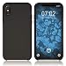 Produktbild PhoneNatic Case kompatibel mit Apple iPhone XS - schwarz Silikon Hülle Softcore Cover
