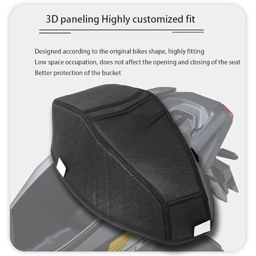 Coussin de siège moto pour ADV160 avec doublure de rangement pour protéger vos accessoires