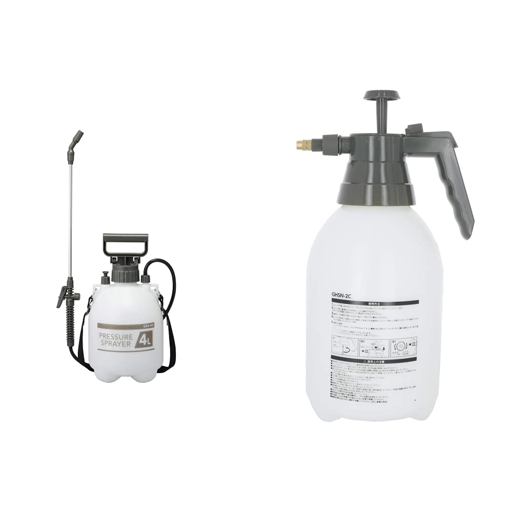 Amazon.co.jp: 高儀(Takagi) 家庭用肩掛蓄圧式噴霧器 4L GKS-4D & 高儀 