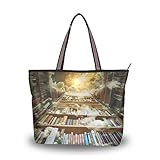 Mehrere Taschen: Eine große Kapazität, innen enthält zwei Schlitze und eine Reißverschlusstasche, um Ihr Wesentliches zu organisieren, geeignet für fast jede Gelegenheit, wo wie Einkaufen, Schule, Sport, Fitnessstudio, Wandern, Reisen, Yoga, Schwimmen, Strand. Ich glaube, unsere Schulter-Handtasche wird Komfort in Ihr Leben bringen