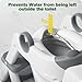 Rabb 1st Potty Training Seat, Upgrade Toddler Toilet Seat for Kids Boys Girls, 2 in 1 Potty Training Toilet, Splash Guard Anti-Slip Pad Step Stool