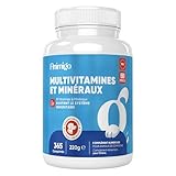 Multivitamines et Minéraux Chien 365 Comprimés - 12 Vitamine pour Chien avec 6 Minéraux, Goût Poulet - Vitamine C, D, B, A, E, Calcium, Fer, Zinc, Cuivre, Sodium, Iode - pour Toutes Tailles et Races