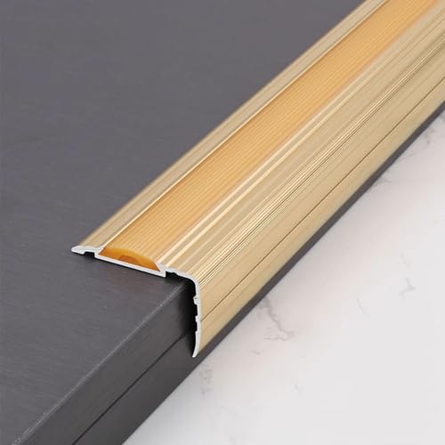 �A���~��L���^�K�i������ �����R�[�i�[�J�o�[ �g�����W�V�����X�g���b�v ����~�߃X�e�b�v �K�i�G�b�W�J�o�[ �����E���O�K�i�p ���փ|�[�`(Gold,130cm/51in)