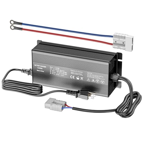 14.6V 50A Lithium Battery Charger, LiFePO4 Battery Charger AC-DC Smart