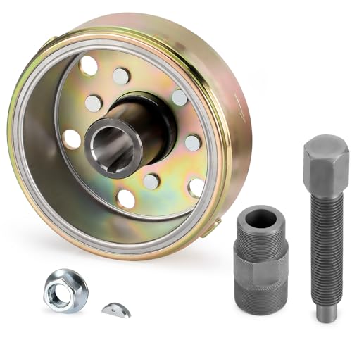 Image of Flywheel Rotor & Flywheel Puller & Woodruff Key Nut for Yamaha Banshee 350 1987-2006