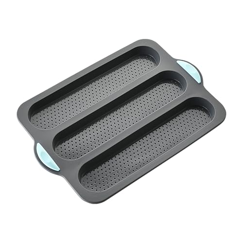 Molde Para Pan De Silicona: Bandeja Para Hornear Antiadherente De 13 X 9 X 1 Pulgadas, Forma Ovalada, Máquina Para Hacer Pan Tipo Sándwich, Duradera Y Fácil De Limpiar, Silicona De Alimenticio R