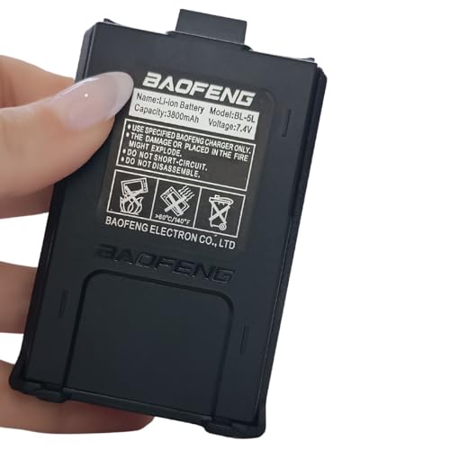Baofeng Bateria Recarregável Modelo UV-5R 3.800mAh Para Rádio Comunicador