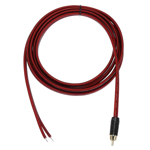 Câble audio RCA vers fil nu 3m rallonge haut-parleur 14 AWG MECCANIXITY