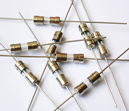 50pcs T0.25A 250mA 250V 3.6x10mm 0.25A Fuse Slow Blow Glass Axial Leaded
