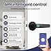 Fingerprint Door Lock, Electronic Keyless Entry Door Lock with Handle, Smart Door Knob with APP, Code, Fingerprint Biometric, Backup Key for Bedroom, Home, Hotel, Office, Apartment (Black) Kadonio
