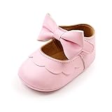 Zapatos Bebe Niña Recien Nacido Bebé Primeros Pasos Mary Jane Bailarina Rosa 12-18 Meses