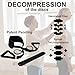 Neck Stretcher Strap, Spine Chiropractic Decompression Tool with Chin Belt, Ultimate Neck Strap Tool, Decompression Device for Spine Chiropractic, Neck Stretcher Exerciser for Home/Office