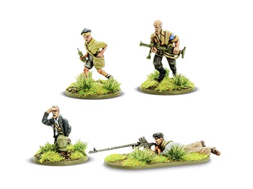 Résistance française PIAT Bolt Action figurines figurines antichar Warlord