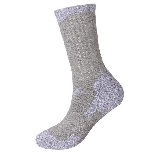 Image of EnerWear 4 /6 Pack Unisex Merino Wool Outdoor Hiking Trail Crew Sock