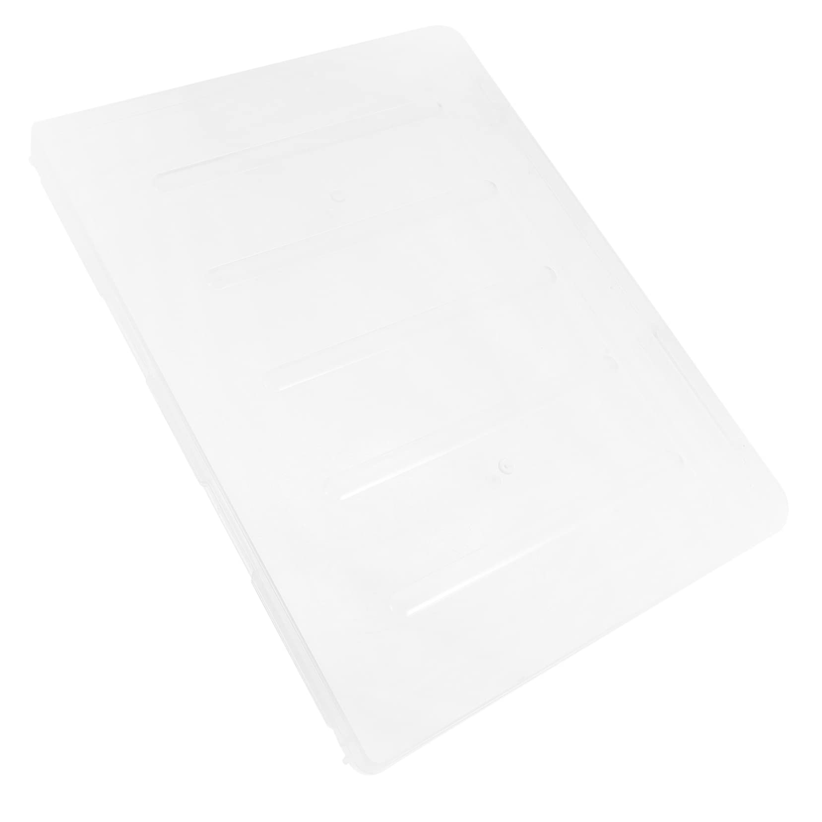 File Box Clear Plastic Document Organizer Box - Lightweight File ...