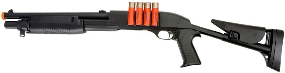 VA183A3 Airsoft Spring Action Pump Shotgun with Adjustable Stock Airsoft Gun