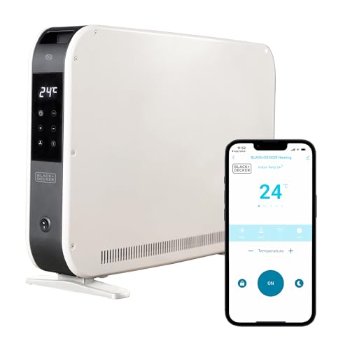 BLACK+DECKER BXCV41014GB 2.2KW Smart Convection Turbo Heater, 3 Heat Settings, Adjustable...