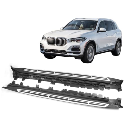 Estribos laterales para BMW G05 X5 2019-2026 aluminio pulido miniatura 2
