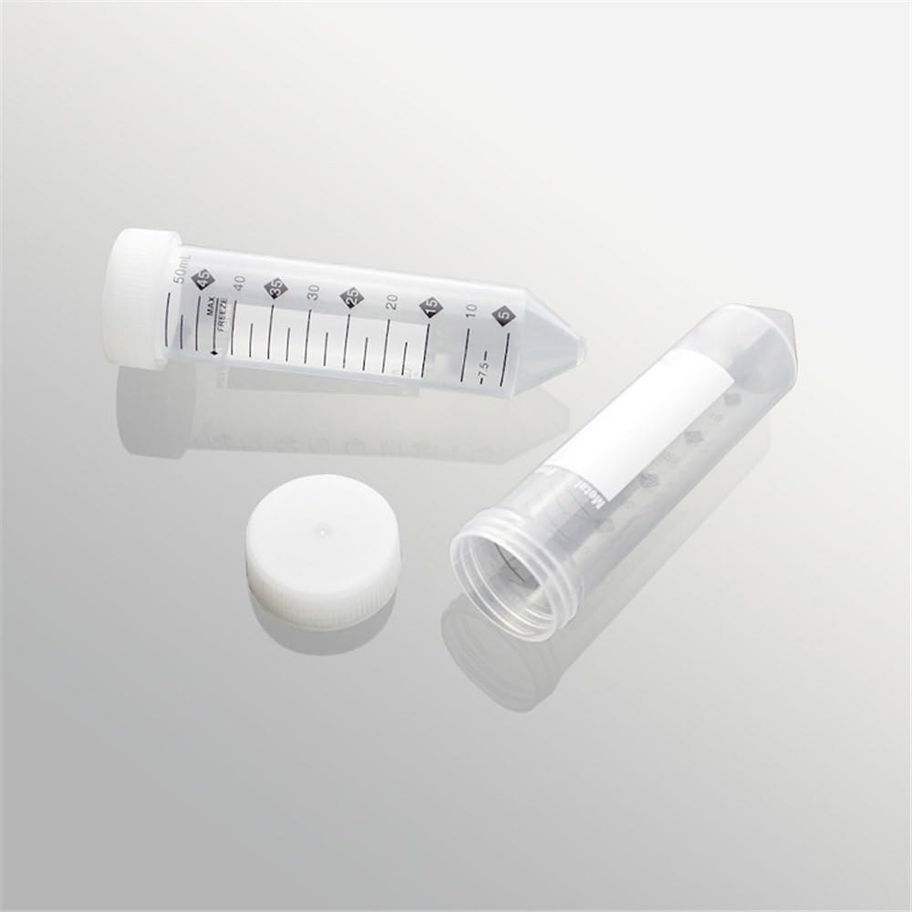 Equipos y suministros de laboratorio Tubo de centrífuga 50 ml con gradilla plástico (paquete 25 unidades, libre metales pesados, CT-012-50MF)