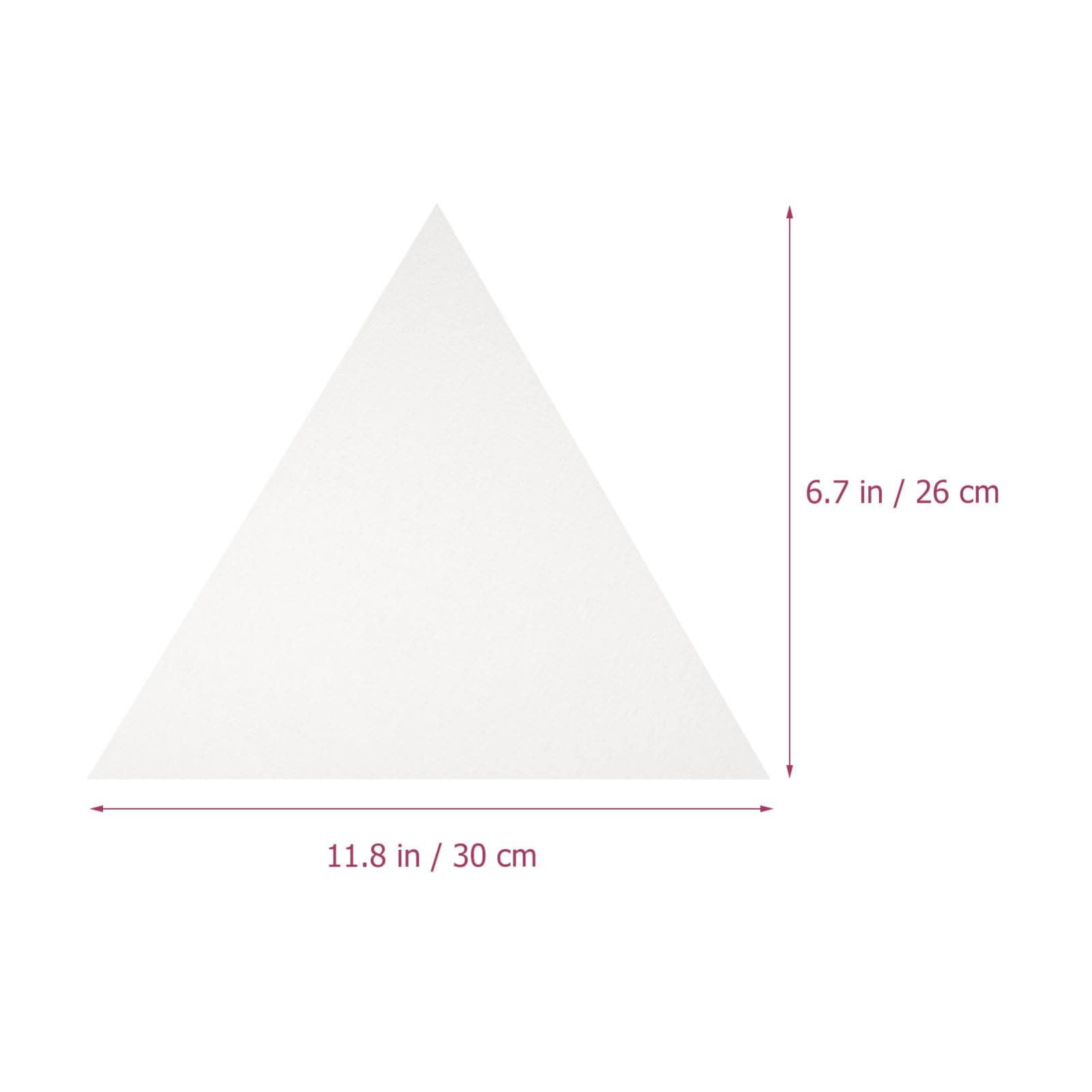 Holibanna 5pcs Oil Painting Panel Blank Stretched Canvas Boards for Art Students Equilateral Shape Durable Texture for Easy Use and Creative Expression