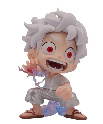 Image of Daiyamondo Premium Anime Action Figure- Unlease The Power of Highly Detailed Collectible with Dynamic Pose (Small White Luffy)