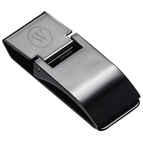 Visol Calvin Stainless Steel Hinged Money Clip - Gunmetal Cover