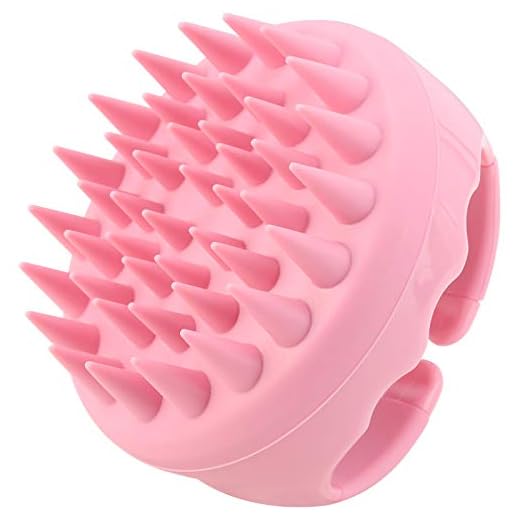 1 Piece Silicone Hair Scalp Brush Shampoo Massager Exfoliating Hair Brush Head Scrubber for Shower