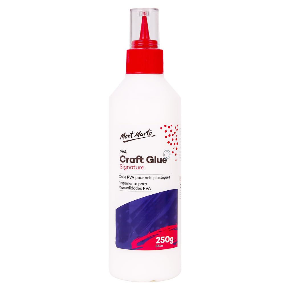 Mont Marte PVA Craft pegamento punta fina 250 G-3 Pack