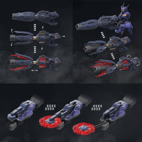 Image of Pipigirl Plastic Mecha Action Figures Kits, Lycoris, 6.8 in High, 1 /100 Assembly Mecha Model, Easy to Assemble