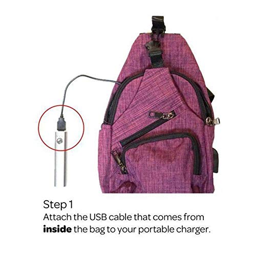 Daypack Anti-Theft Backpack Large Plum.3
