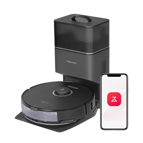 roborock S8+ Robot Vacuum, Sonic Mop with Self-Empty Dock, Stores up to 60-Days of Dust, Auto...