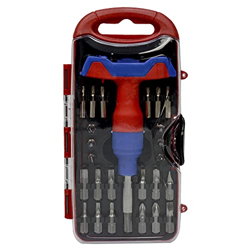 Kit Jogo de Chaves Precisão 25 Peças Azul + Chaveiro CBRN17843