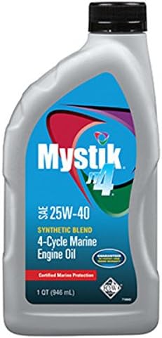 Citgo Petroleum Mystik 25W40 Marine Oil, 1 Quart
