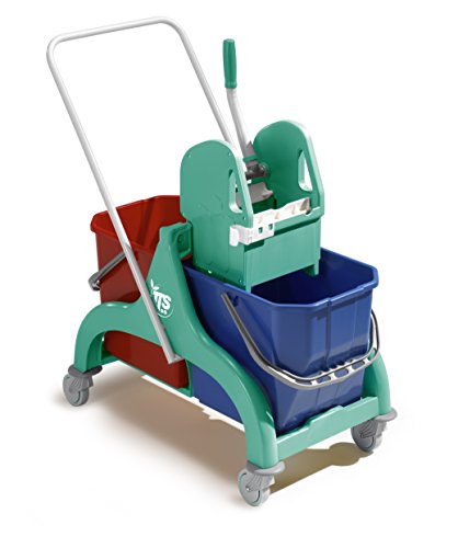 TTS Cleaning 00006083 Nick Carrello 30 litri con Maniglia, Verde