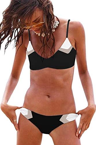 MELYUM Womens Two Pieces Bathing Suits Swimsuits Sexy Bikini Set String Bikinis Swimwear for Women