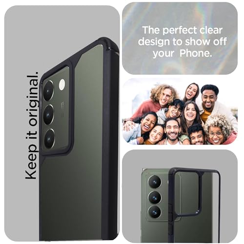 Image of A rtistque Hard Clear Back Cover Case for Vivo T3 5G / Vivo Y200e 5G | Shockproof TPU | Acrylic Armor | Stylish Protective Design - Transparent