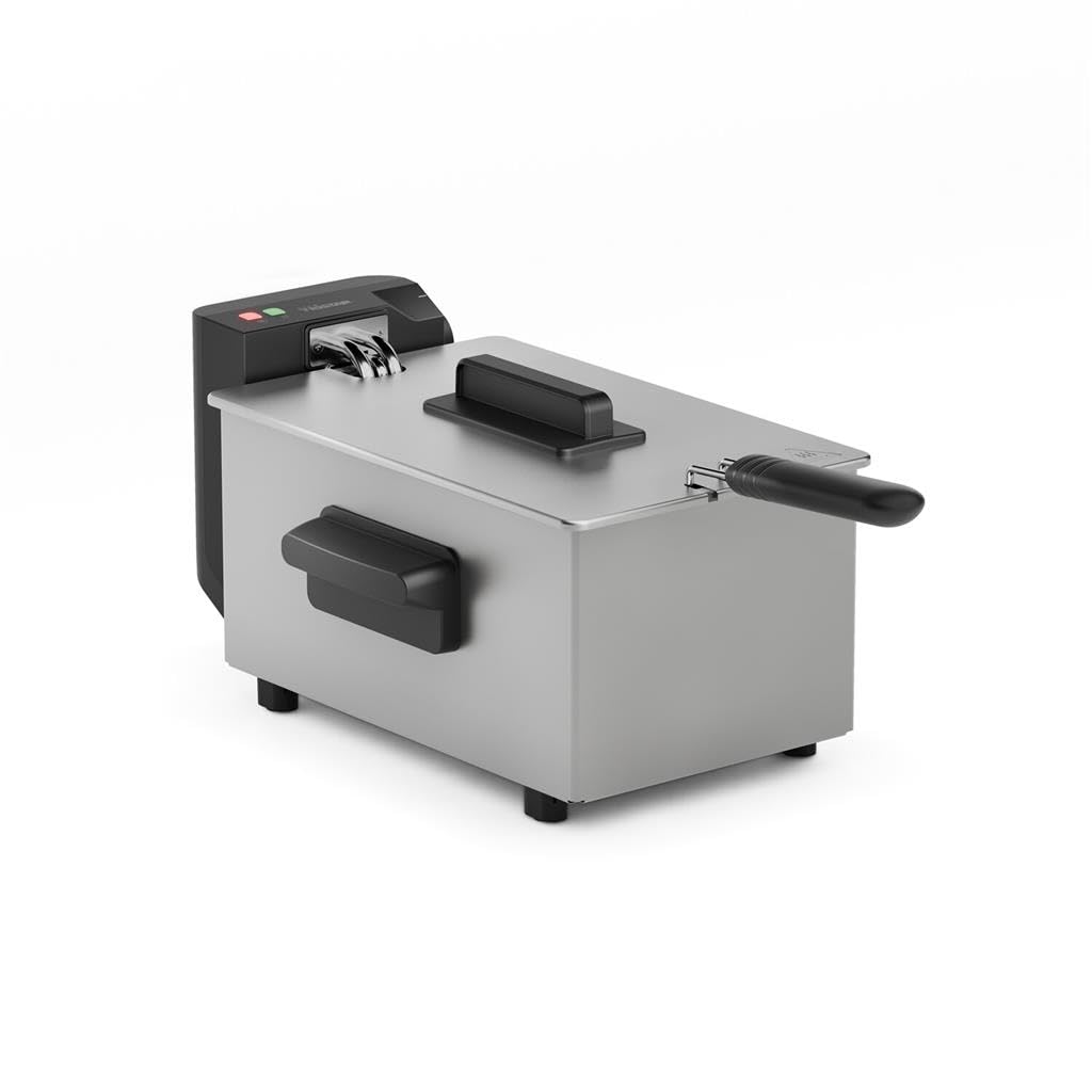 Tristar friteuse 3L 2000W pour frites croustillantes en acier inoxydable argent