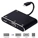 Produktbild MASOMRUN auf HDMI & VGA & Audio Video Adapter Konverter Kabel, Phone X/X MAX/8/7/6/5 Plus/Pad Mini/Pod an Beamer Monitor TV (Schwarz)