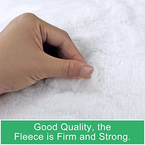 Personalized Fluffy Area Rugs Plush Circle Floor Carpet Mat Purple And Green Batik Fabric Texture With Flowers Faux Fur Area Rug #TOP3