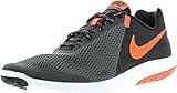 New Nike Men's 10.5 Flex Experience RN 5 Running Shoe Black/Orange/White