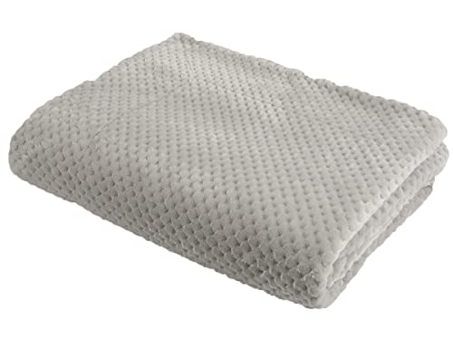 Plaid Amadeus Damier gris clair, l'élégance textile