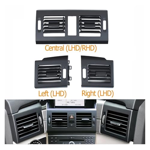 Rejilla de ventilación AC para salpicadero de Benz GLK220 GLK250 GLK300 4