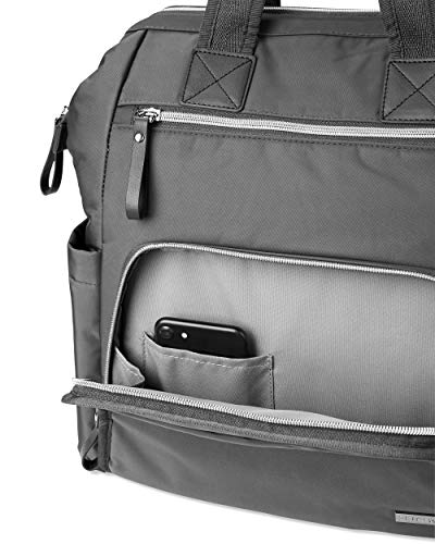 Bolsa Maternidade Main Frame Cinza Grafite, Skip Hop, Cinza